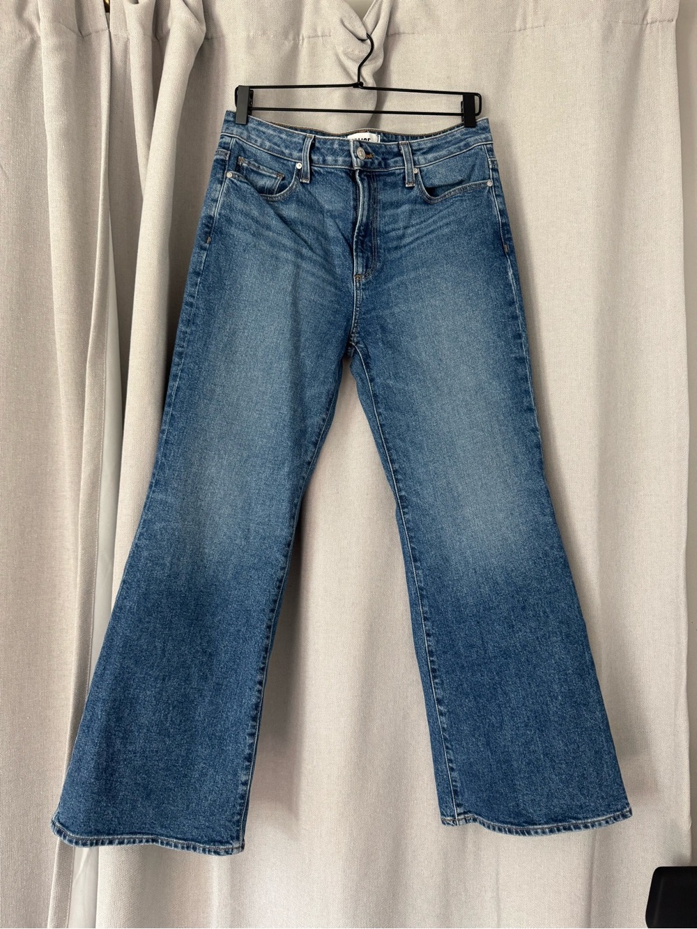Paige Sofia Mid Rise Flare Jeans in Carver